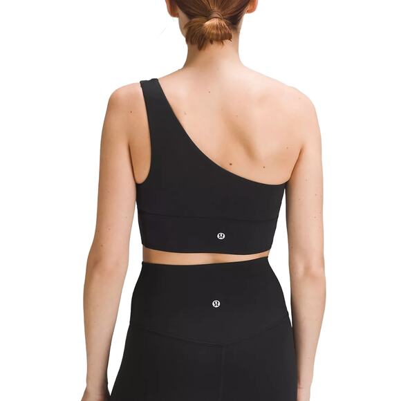 Lululemon Align Asymmetrical Bra Sz 8 S A/B New $58 Black Low Support Unpadded - Picture 14 of 14